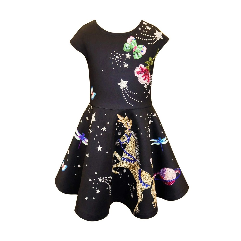 Hannah Banana Little Girls Fantasy Theme Skater Dress Size little‎ Girl's 5